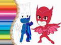 Гаме Knjiga za bojenje PJ Masks онлајн