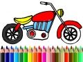 Гаме Povratak u školu: Bojanje motocikala онлајн