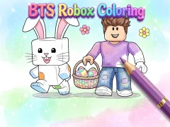 Гаме BTS Roblox Coloring онлајн