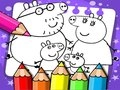 Гаме Knjiga za bojenje Peppa Pig онлајн Гаме Knjiga za bojenje Peppa Pig онлајн