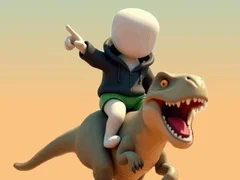 Гаме Stickman. Arena Dinosaura онлајн