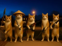 Гаме Мачка са пиштољем Цлицкер Еволутион онлајн