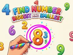 Гаме Find Number Biggest and Smallest онлајн