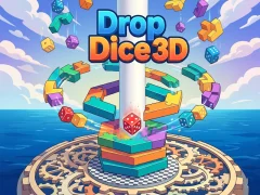 Гаме Drop Dice 3D онлајн