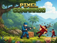 Гаме Pixel Commando онлајн