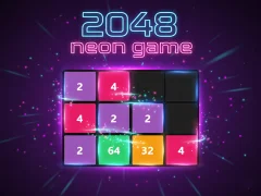 Гаме Неонска игра 2048 онлајн