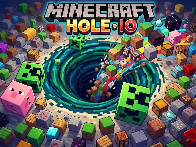Гаме Minecraft Hole IO онлајн