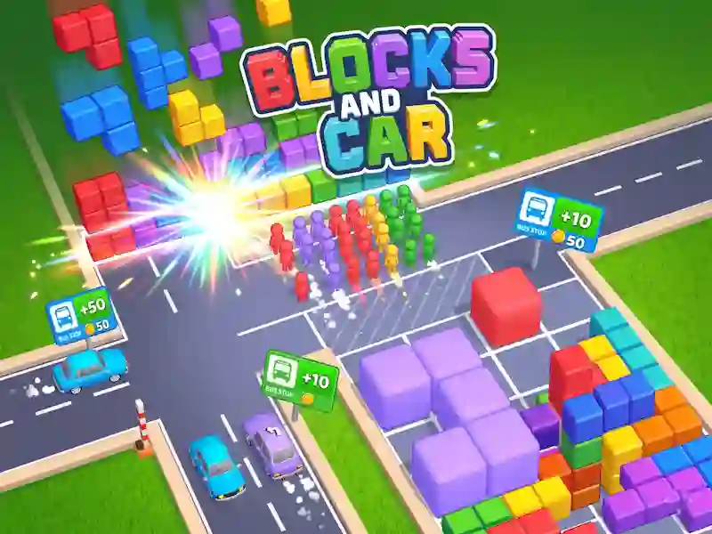 Гаме Blocks and Car онлајн