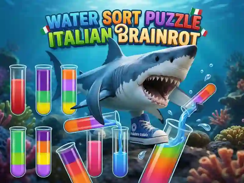 Гаме Water Sort Puzzle Italian Brainrot онлајн