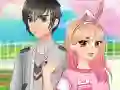 Гаме Oblačenje Anime Parova онлајн Гаме Oblačenje Anime Parova онлајн
