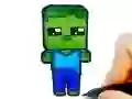 Гаме Laka Bojanka za Decu Mineblox онлајн