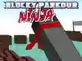 Гаме Blocky Parkour Ninja онлајн