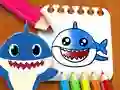 Гаме Бојање књига Baby Shark онлајн Гаме Бојање књига Baby Shark онлајн