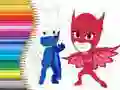 Гаме Knjiga za bojenje PJ Masks онлајн