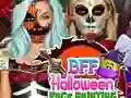 Гаме BFF Halloween Slikanje Lica онлајн Гаме BFF Halloween Slikanje Lica онлајн
