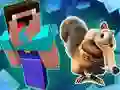 Гаме Noob Parkour: Snežna Era онлајн Гаме Noob Parkour: Snežna Era онлајн