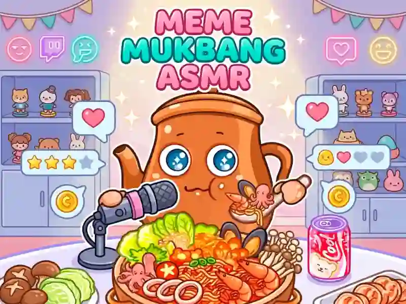 Гаме Meme Mukbang ASMR Game онлајн