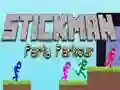 Гаме Stickman Party Parkour онлајн Гаме Stickman Party Parkour онлајн