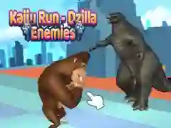Гаме Kaiju Trčanje - Dzilla Neprijatelji онлајн