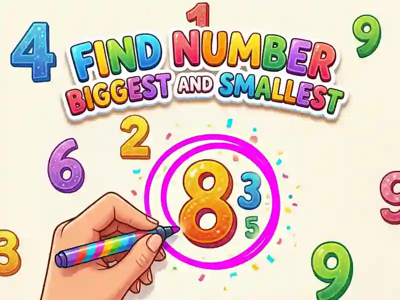 Гаме Find Number Biggest and Smallest онлајн