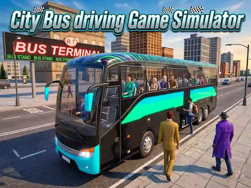 Гаме City Bus driving Game Simulator онлајн