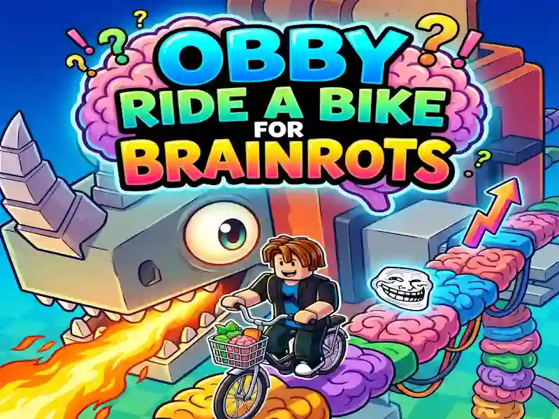 Гаме Obby Ride a Bike For Brainrots онлајн