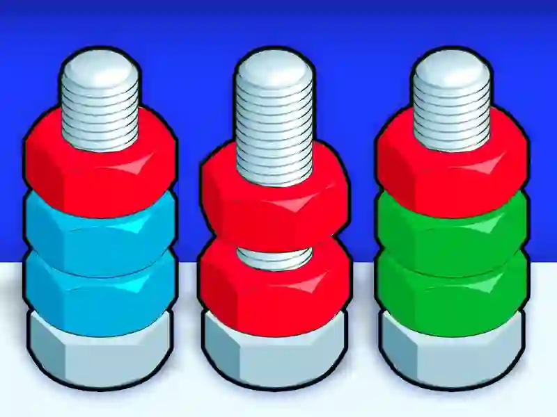 Гаме Сортирање ораха и вијака онлајн Гаме Сортирање ораха и вијака онлајн