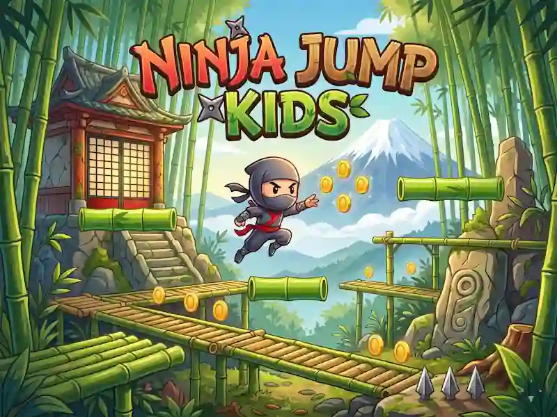 Гаме Ninja Jump Kids онлајн