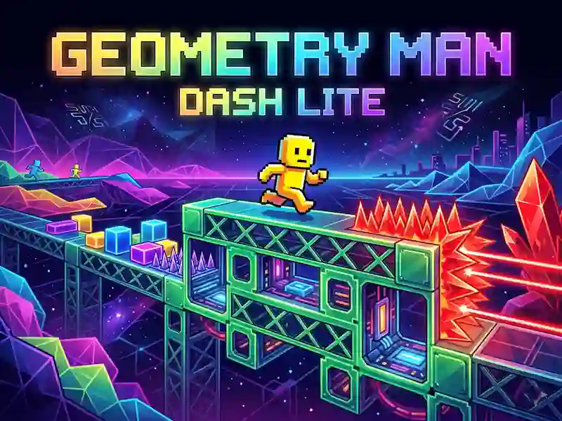 Гаме Geometry Man Dash Lite онлајн