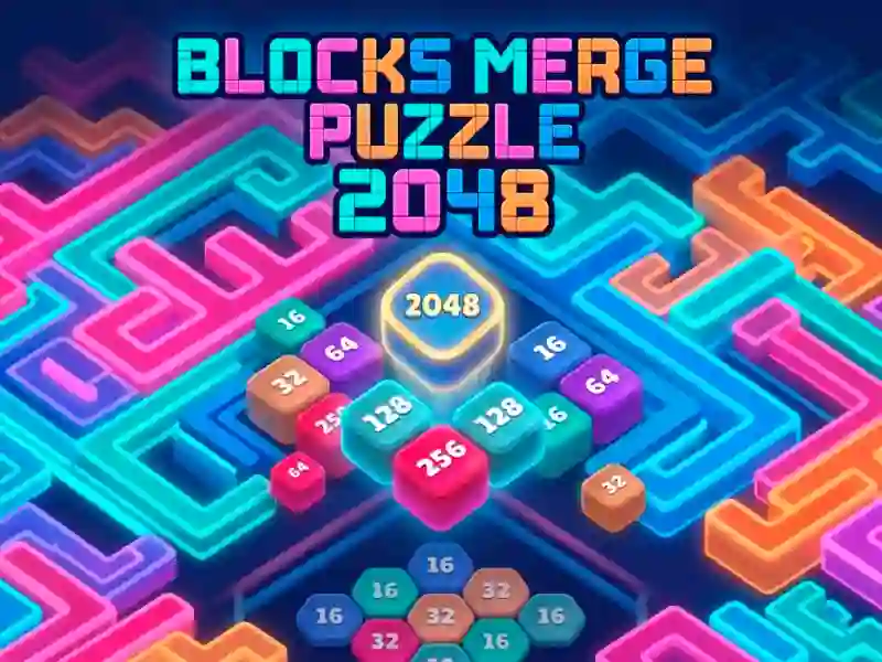 Гаме Blocks Merge Puzzle 2048 онлајн