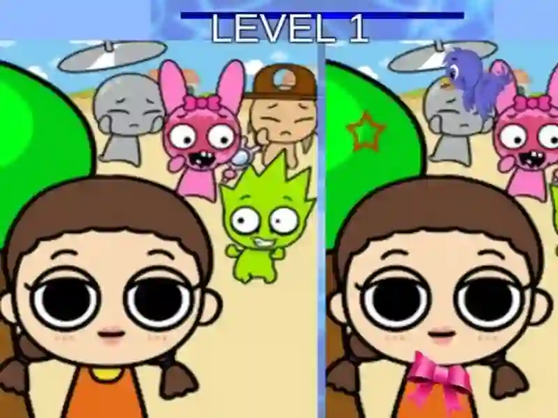 Гаме Игра Спрункс и лигње: Пронађите разлике онлајн