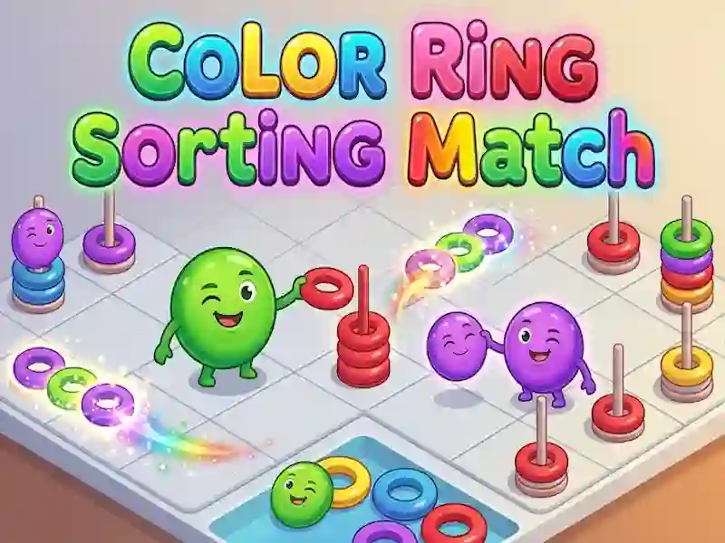 Гаме Color Ring Sorting Match онлајн