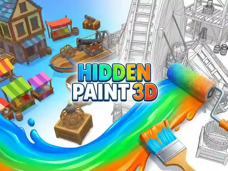 Гаме Hidden Paint 3D онлајн