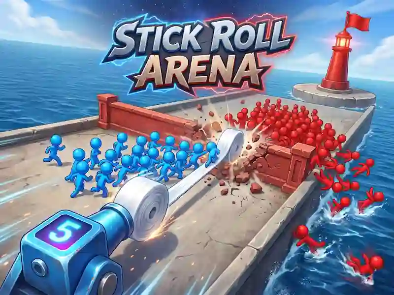 Гаме Stick Roll Arena онлајн