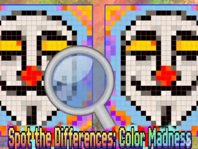 Гаме Spot the Differences Color Madness онлајн