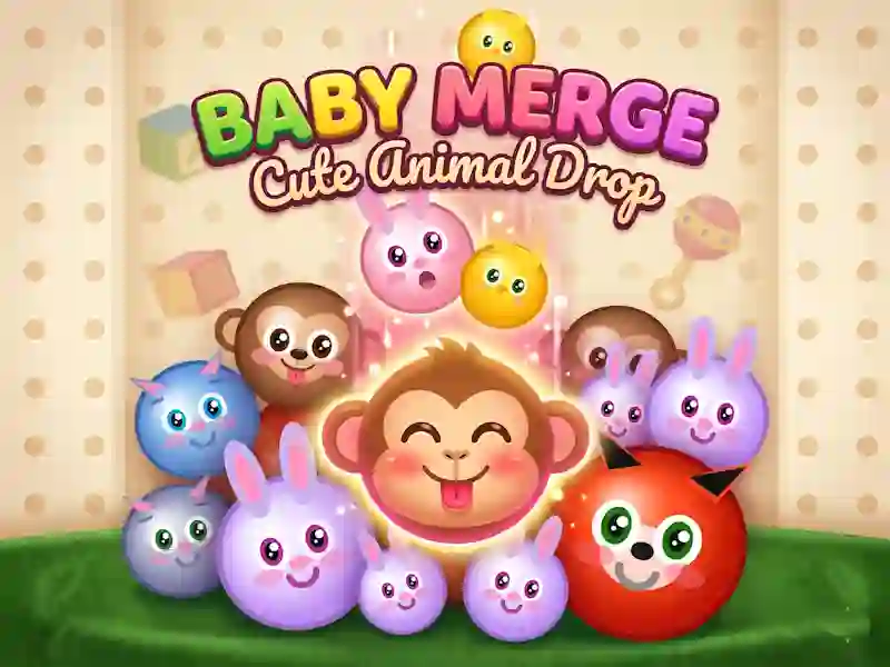 Гаме Baby Merge Cute animal drop онлајн