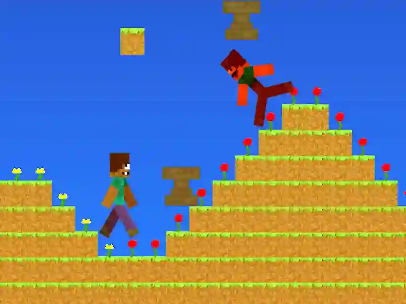 Гаме МИНЕЦРАФТ: НУБ ПРОТИВ ПРО. Киша је да се претуче онлајн