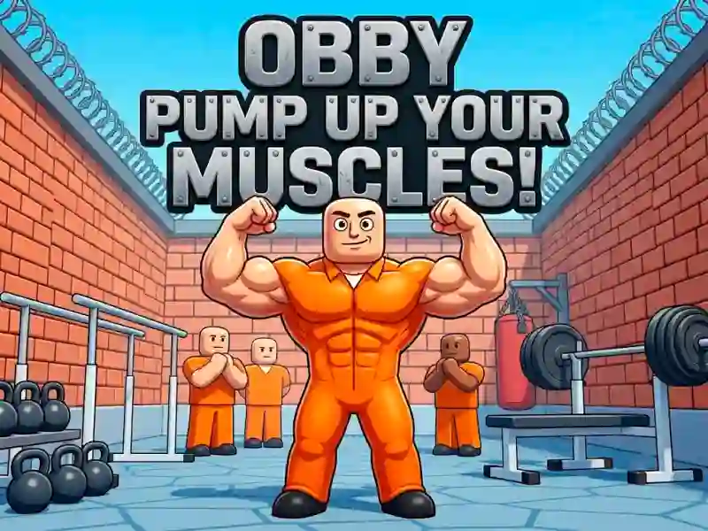Гаме Obby Pump Up Your Muscles! онлајн