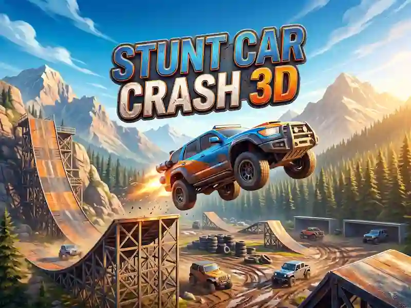 Гаме Stunt Car Crash 3D онлајн
