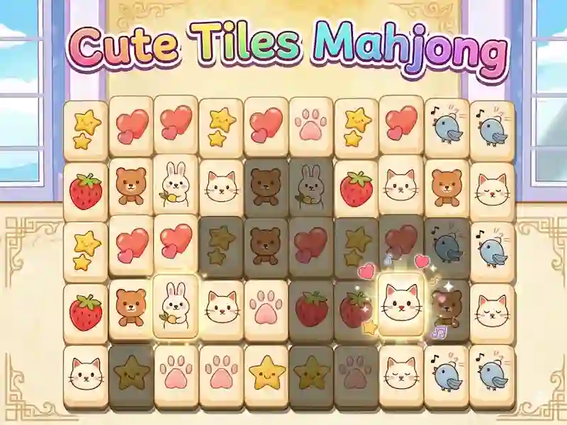 Гаме Cute Tiles Mahjong онлајн