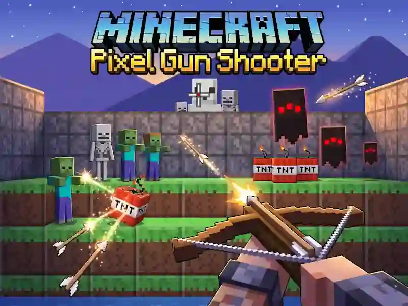 Гаме Minecraft Pixel Gun Shooter онлајн