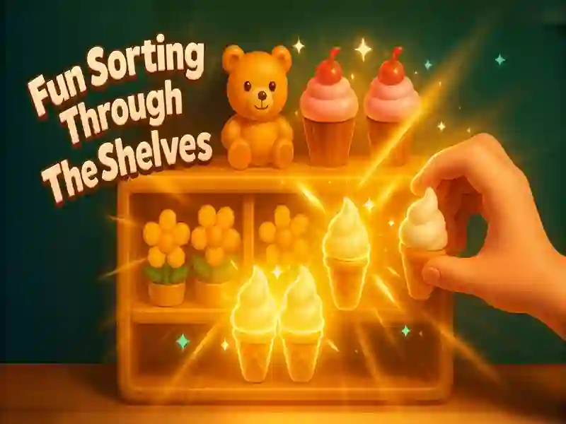 Гаме Забавно сортирање по полицама онлајн Гаме Забавно сортирање по полицама онлајн