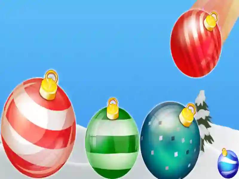 Гаме ПУЗЗЛЕ: Комбинујте новогодишње куглице! онлајн
