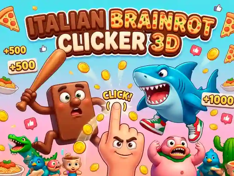 Гаме Italian Brainrot Clicker 3D онлајн