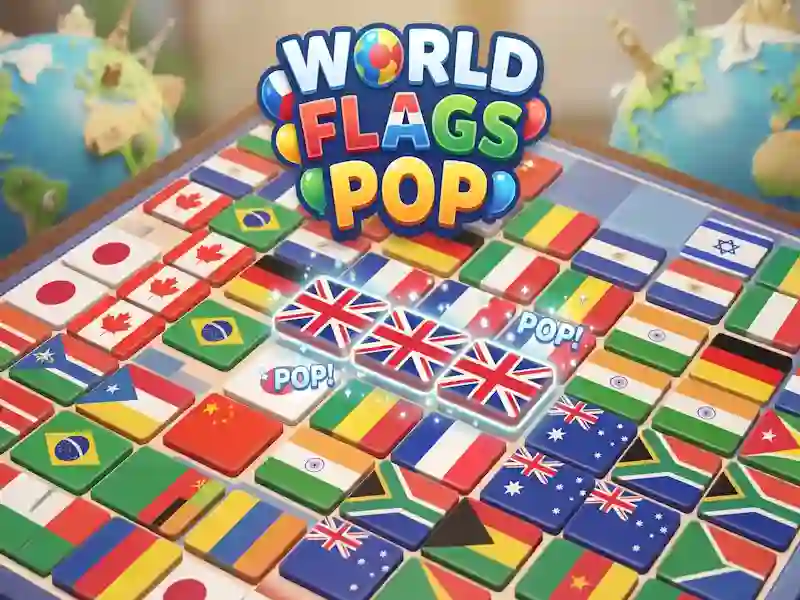 Гаме World Flags Pop онлајн