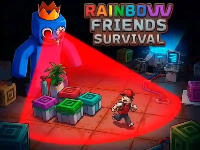 Гаме Rainbow Friends Survival онлајн