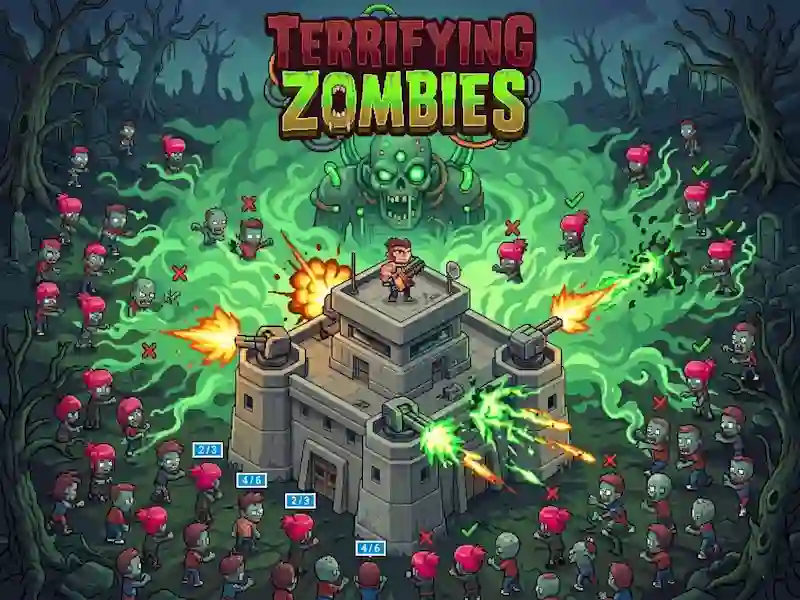 Гаме Terrifying Zombies онлајн