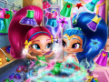 Гаме Čišćenje Garderobe Shimmer i Shine онлајн