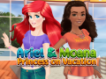 Гаме Ariel i Moana: Princeze na odmoru онлајн