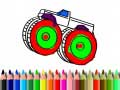 Гаме Povratak u školu: Bojanje monster truckova онлајн